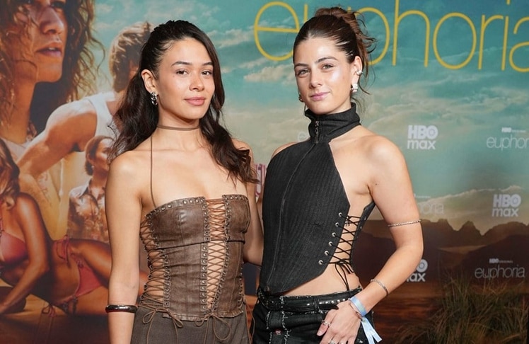 Die Schauspielerinnen Vanessa Velemir Diaz und Derya Akyol am Montag, 13. April 2026 beim Berliner Special Screening zur dritten "Euphoria"-Staffel im UCI Luxe