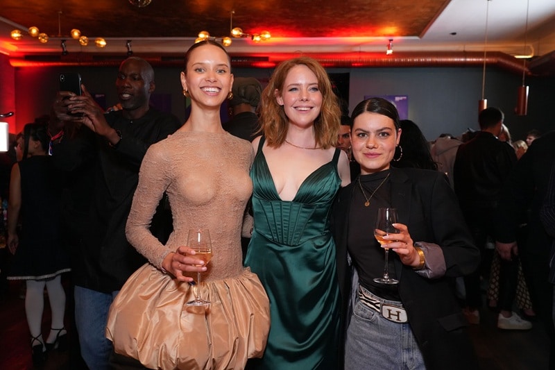 Auch die Aftershow-Party (hier 2024 mit Taynara Wolf, Olivia Marei und Holly Geddert) verspricht filmreife Momente (Bild: Brauer Photos / J. Harrell)