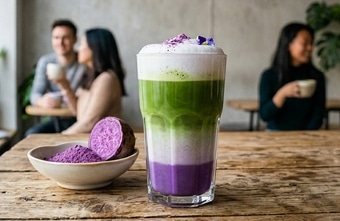 Ube: Warum plötzlich alle violette Lattes trinken wollen