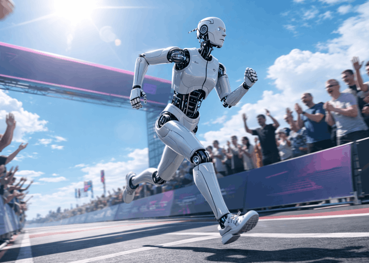 Halbmarathon in Peking: Humanoide Roboter übertreffen menschlichen Weltrekord
