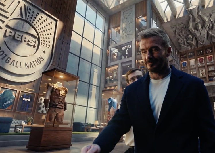 Pepsi startet globale "Football Nation“ mit Beckham, Wirtz und Salah