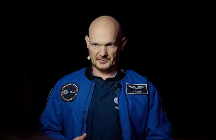 Alexander Gerst am Sonntag, 20. April 2026 auf der Hannover Messe