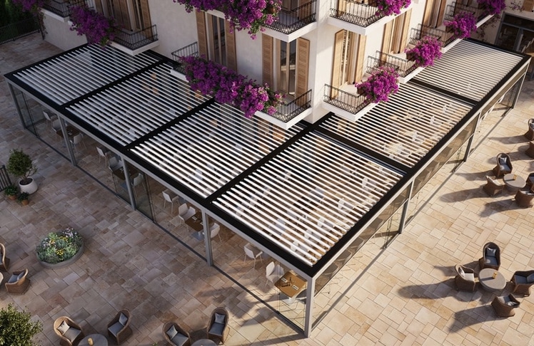 Individuelle Outdoor-Konzepte profitieren von der Gestaltungsfreiheit, die das modulare System bietet