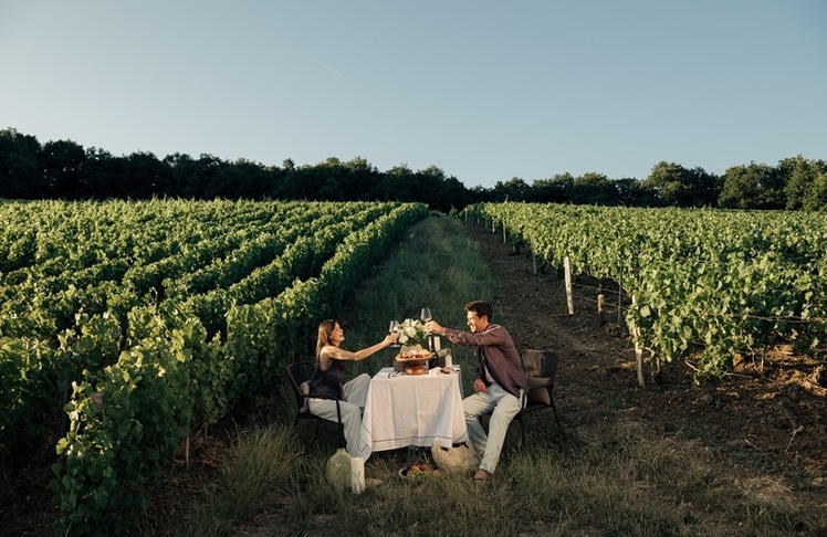 Das LOISIUM Wine & Spa Hotel Champagne verbindet Architektur, Natur und Weinerlebnis in den Weinbergen von Mutigny. 
