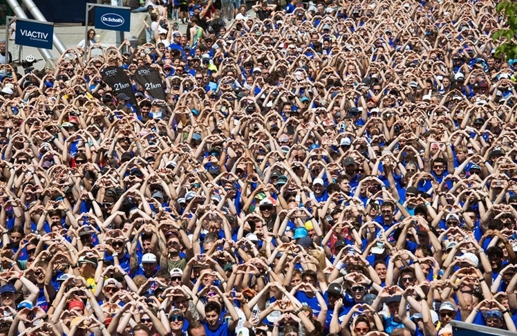 Eindruck aus der Landeshauptstadt (Bild: Wings for Life World Run / Christian Brecheis)