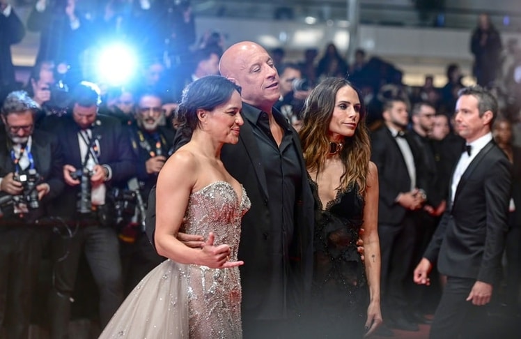 Michelle Rodríguez, Vin Diesel und Jordana Brewster
