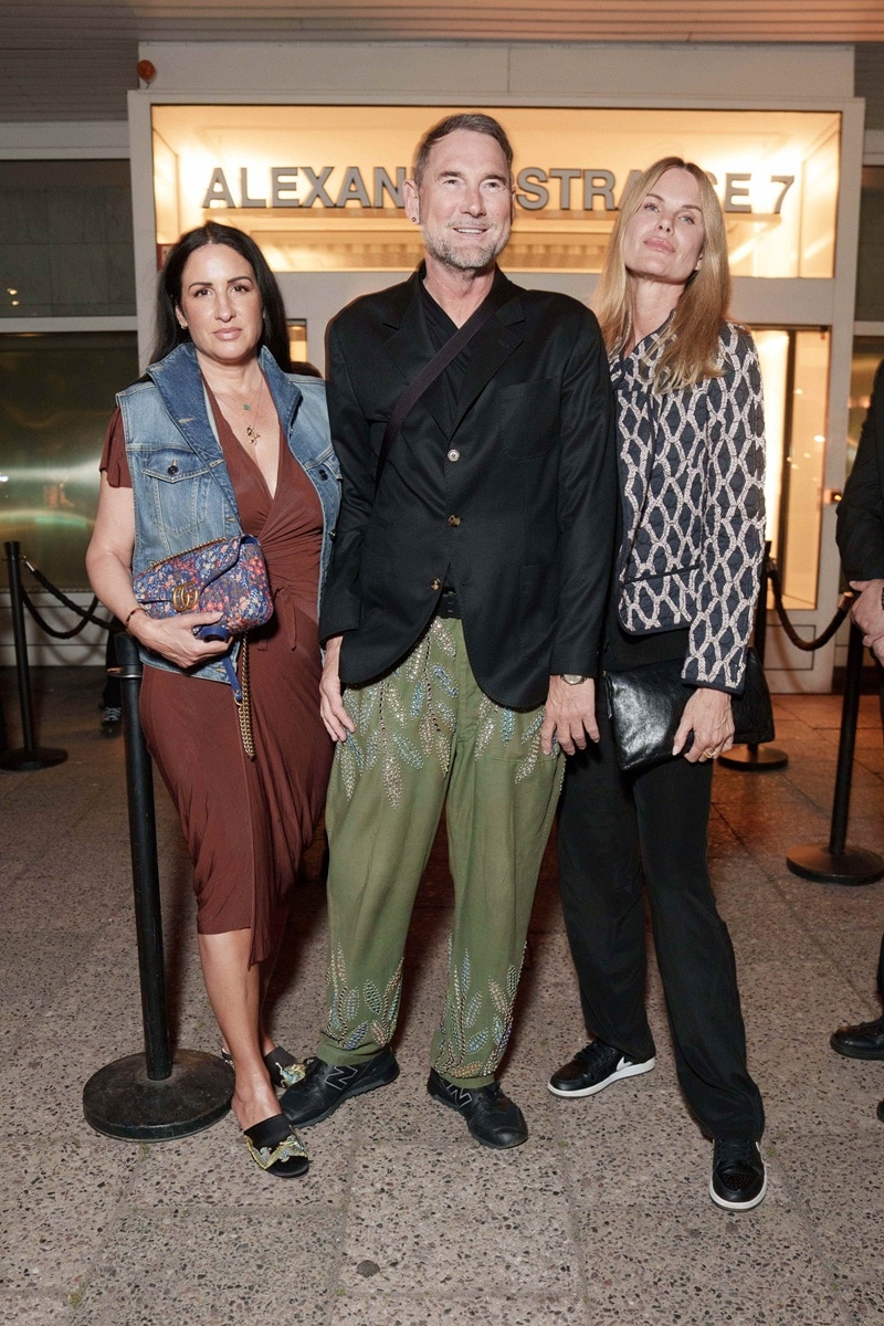 Michael Michalsky mit Minu Barati (links) und Miriam Langenscheidt (Bild: Brauer Photos / J. Harrell)