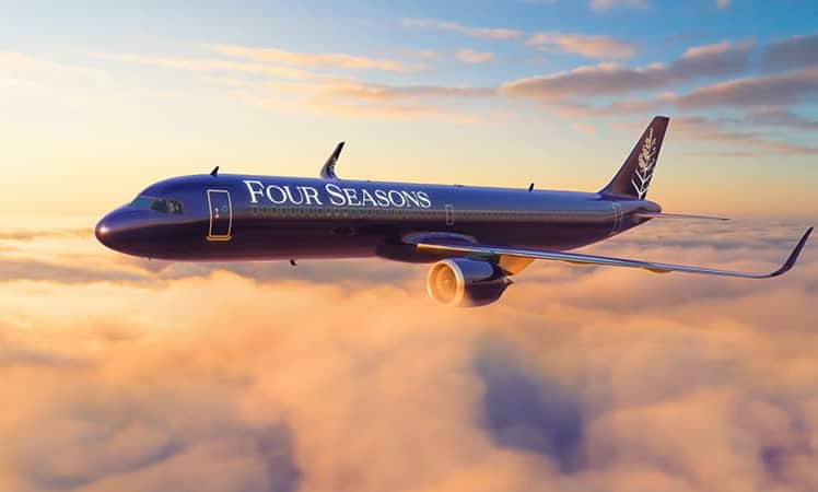 Four Seasons Private Jet Experience: Eine Weltreise im fliegenden Luxushotel