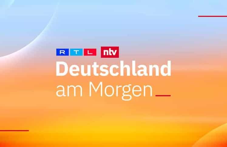 "Deutschland am Morgen", inklusive von den Sparkassen unterstützter Wirtschaftsrubrik, ist ab sofort werktags zwischen sechs und neun Uhr morgens auf RTL und ntv zu sehen