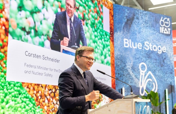 Bundesumweltminister Carsten Schneider eröffnete die IFAT Munich 2026 in München und sprach über die strategische Bedeutung von Umwelttechnologien, Kreislaufwirtschaft und Wasserwirtschaft für Europas Wettbewerbsfähigkeit.