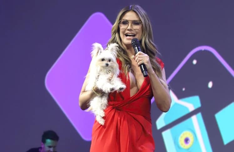 Heidi Klum mit Fritz...