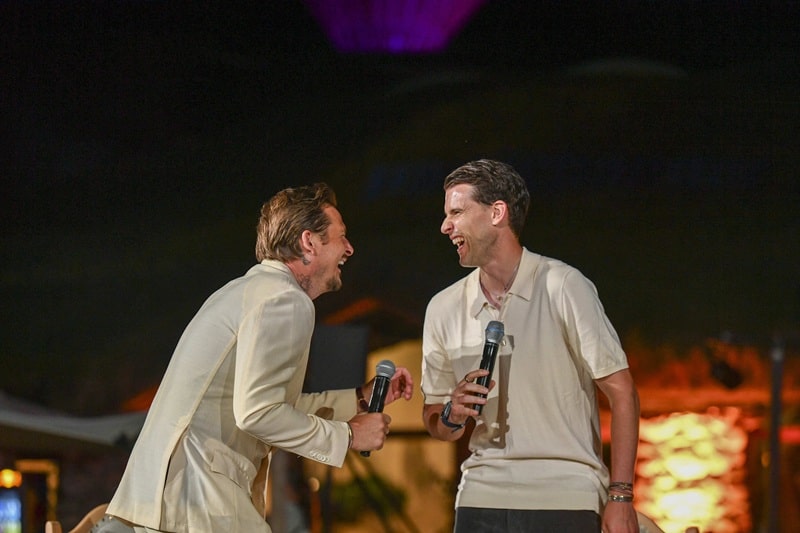 Lee Ryan und Dominic Thiem im Duett (Bild: Brauer Photos / G. Nitschke)