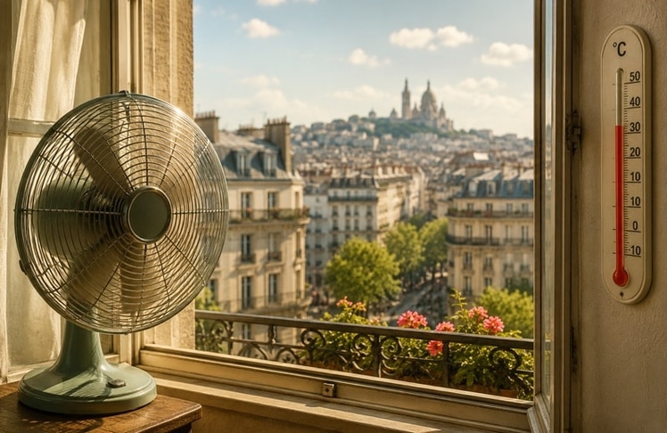 Offene Fenster und ein Ventilator scheinen auch in diesem Sommer die bevorzugten Mittel Europas zur Abkühlung an heißen Tagen zu sein - allerdings könnte sich der am Mittelmeer wachsende Bedarf nach noch effektiveren Mitteln mittelfristig ausbreiten