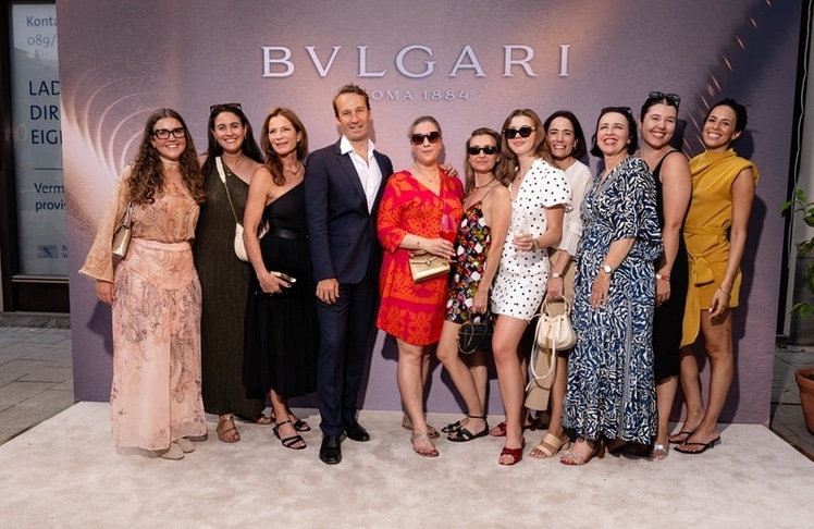 Stephan Kornfeld und das Bvlgari-Team