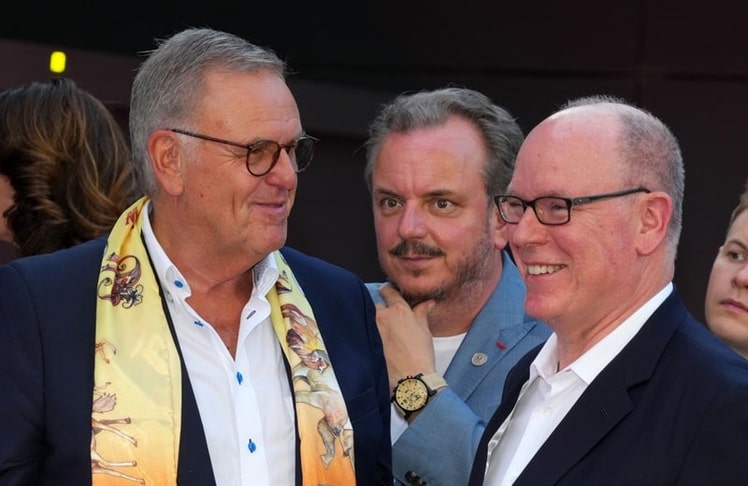 Roland Mack und Fürst Albert II. 