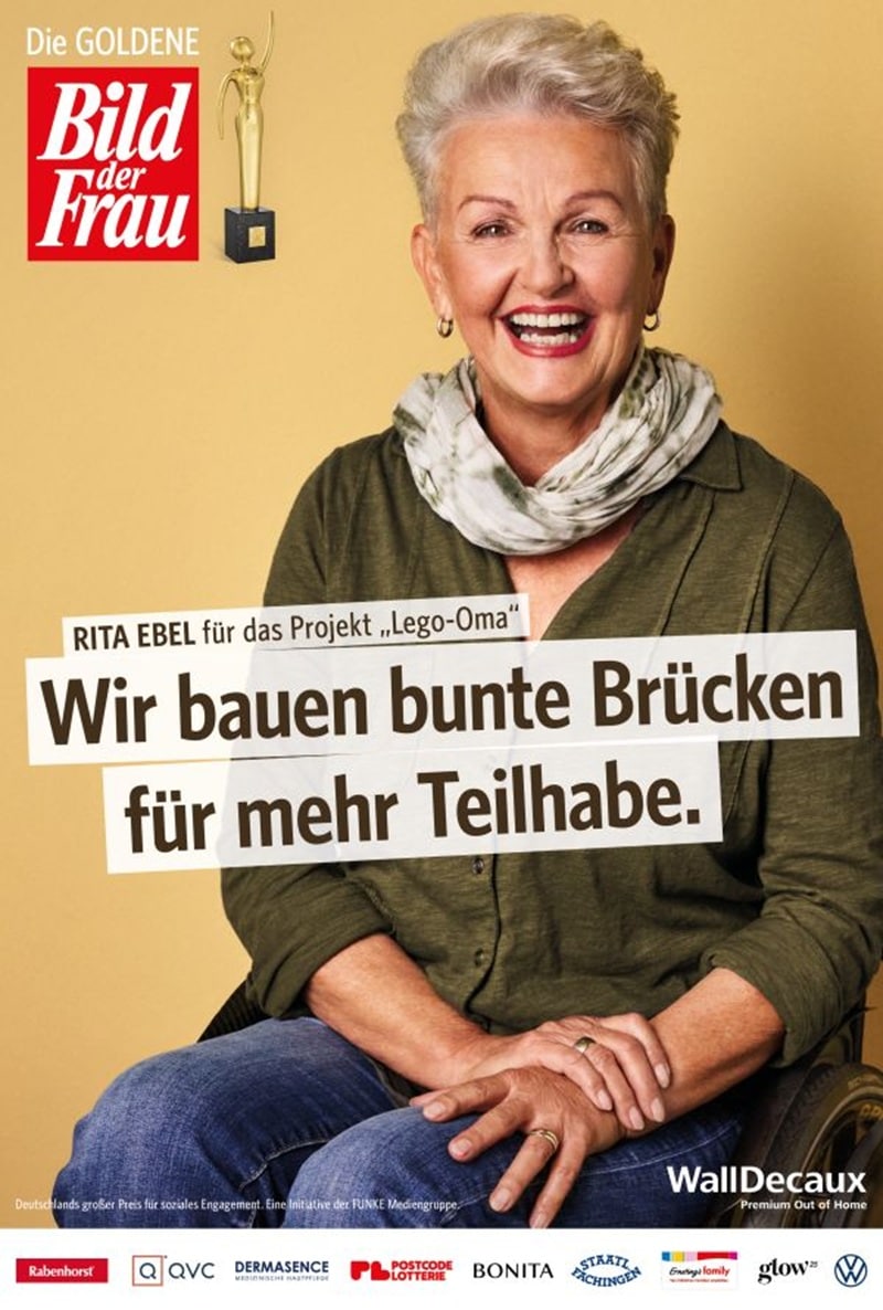 Plakatmotiv mit Rita Ebel (Bild: Goldene Bild der Frau / Gabo)