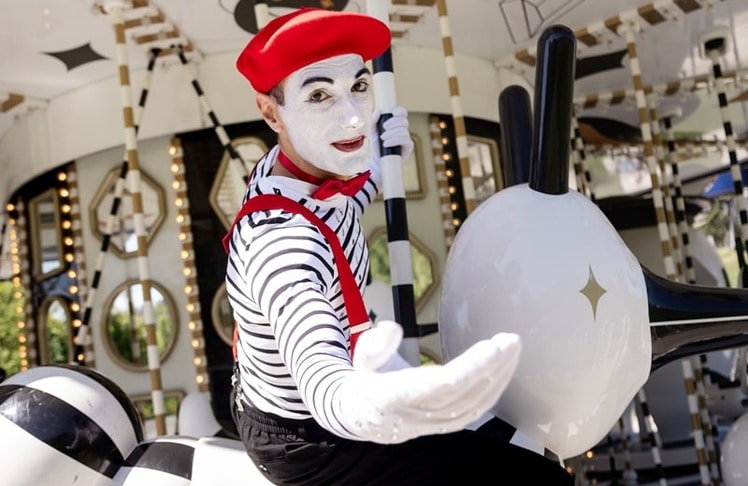Ausdrucksstark: Der Pantomime Nabil Zanabili