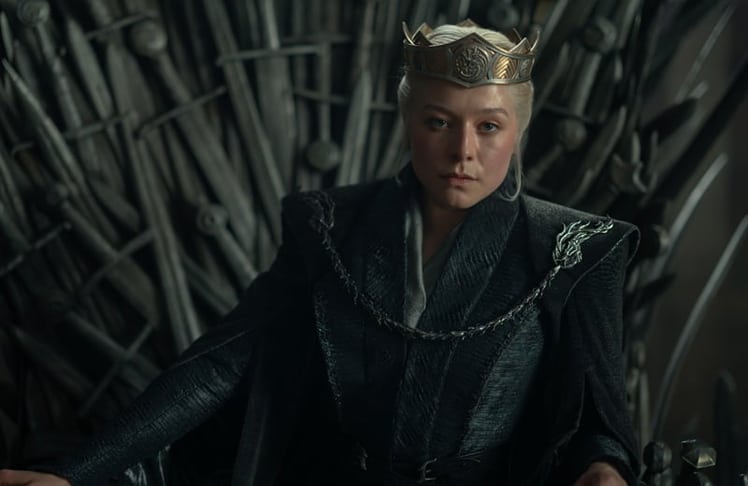 Emma D’Arcy als Rhaenyra Targaryen in der dritten Staffel von "House of the Dragon", die den Juni-Zahlen von HBO Max geholfen haben dürfte