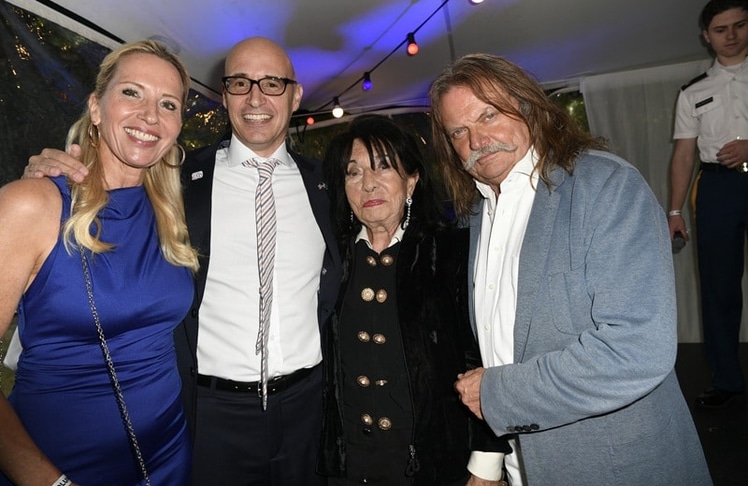 Katja Wunderlich, James Miller, Regine Sixt und Leslie Mandoki