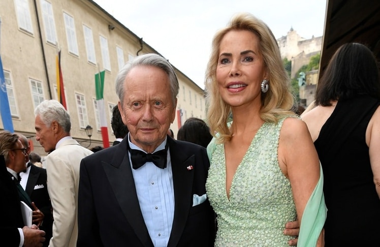 Wolfgang Porsche und Prinzessin Gabriele zu Leiningen