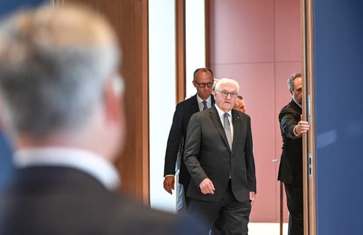 Friedrich Merz und Frank-Walter Steinmeier