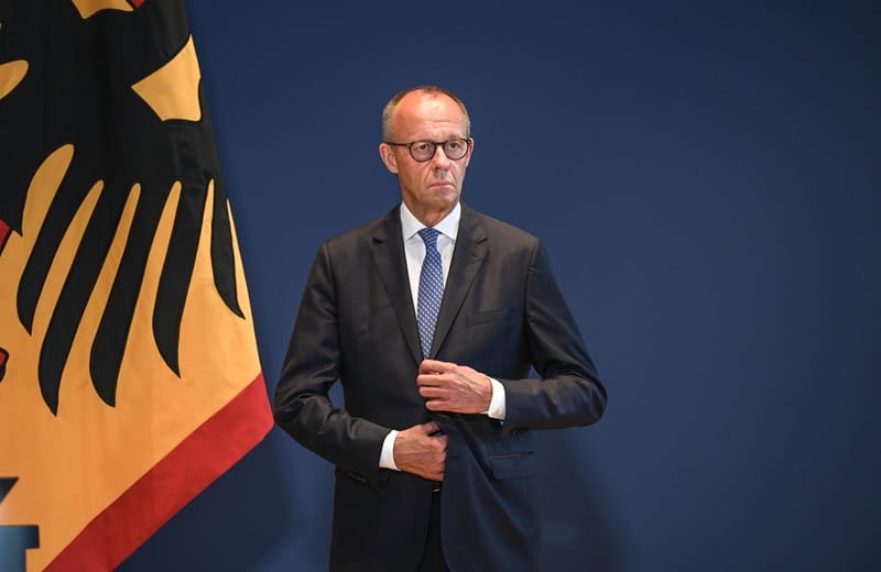 Bundeskanzler Friedrich Merz am Mittwoch in Berlin (Bild: Brauer Photos / O. Walterscheid)