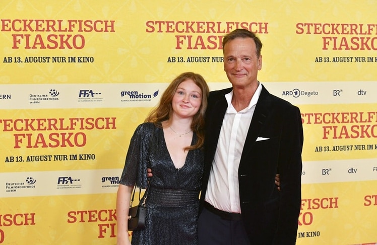 Regisseur Ed Herzog mit Tochter Finia