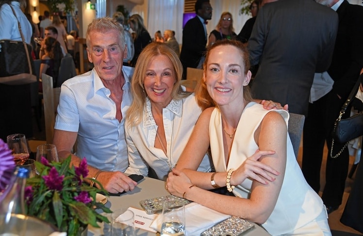 Uli Stein mit Ehefrau Cornelia und Tochter Jennifer