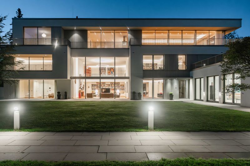 Das Penthouse in der Villa Bernadotte in Berlin-Dahlem führt das Immowelt-Ranking der teuersten Mietobjekte Deutschlands mit 18.000 Euro Kaltmiete pro Monat an. © Von Albert Real Estate