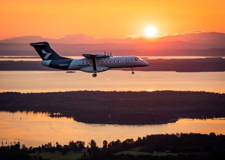 Heart X1 hebt als größtes Elektroflugzeug der Welt ab