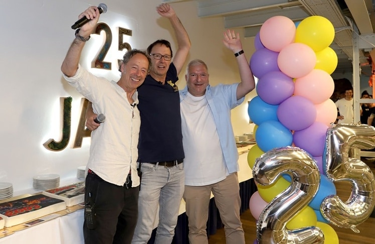Frederik und Gerrit Braun samt Mitgründer Stephan Hertz