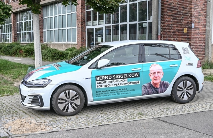 Wahlkampf-Wagen von Bernd Siggelkow