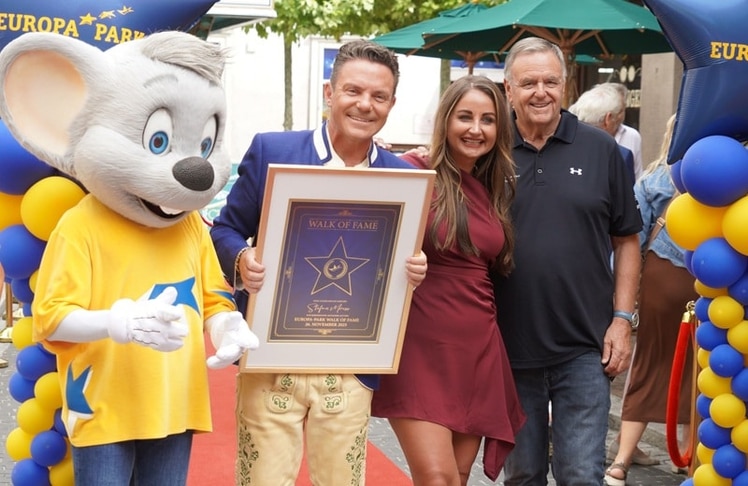 Stefan Mross mit Eva Luginger und Roland Mack