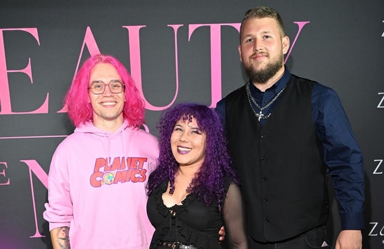 Lucas Kühnert, Samira Denstädt und Ben Winkelmann