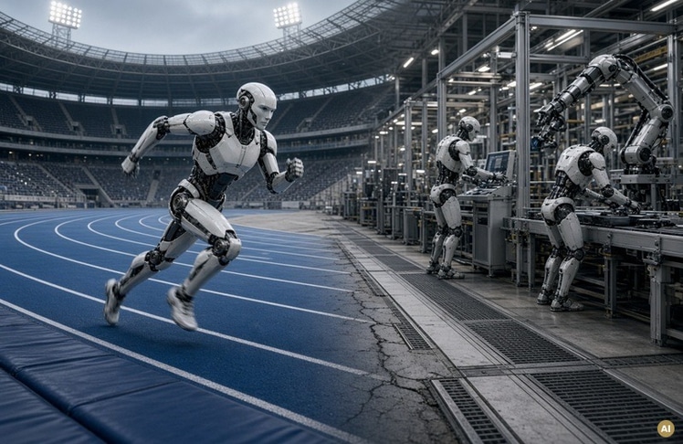 Vom Stadion in die Fabrik: Der Sprint ist die Show, doch das Geld liegt in der Arbeits- und Alltagstauglichkeit humanoider Roboter