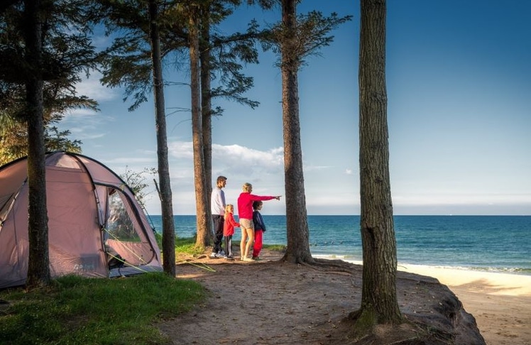 Das Ostseecamp Rostocker Heide zählt 2026 zu den gefragtesten Campingplätzen der Deutschen und springt im PiNCAMP-Ranking von Platz 203 auf Rang zwei.