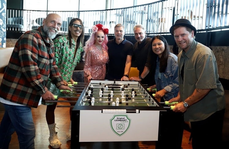 Holger Stanislawski, Jorge González, Belle La Donna, Thomas Helmer, Prof. Dr. Thomas Mir, Linh Tran und Johannes Oerding