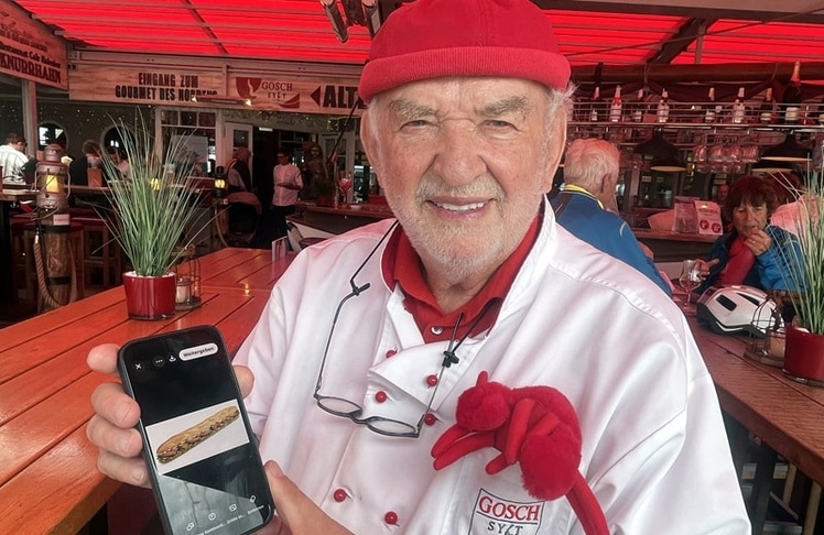 Am Samstag, 08. August will Jürgen Gosch den Weltrekord für das längste Fischbrötchen nach Sylt holen
