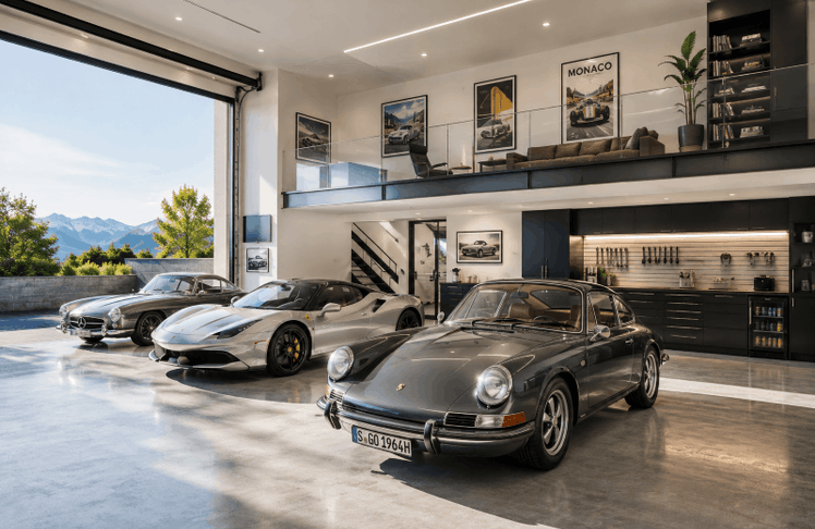 Car Condos verbinden exklusive Fahrzeugaufbewahrung mit Sicherheit, Werterhalt und hochwertiger Immobiliennutzung für Autosammler.