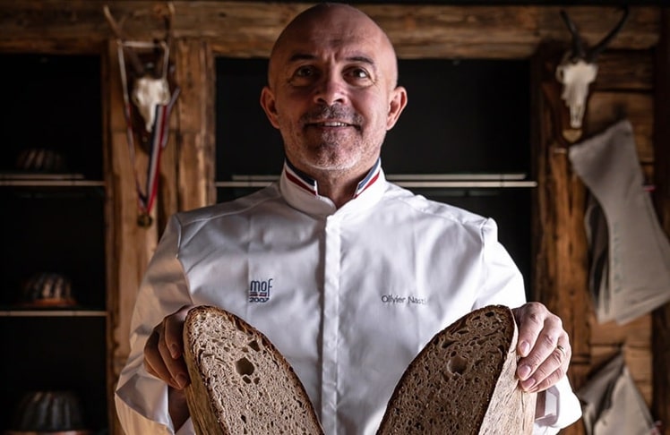 Olivier Nasti lädt zum Brotfestival im Le Chambard in Kaysersberg, Frankreich