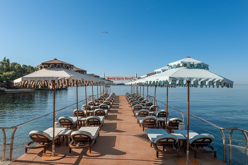 Jacquemus am Beach Club (Bild: Monte-Carlo Société des Bains de Mer)