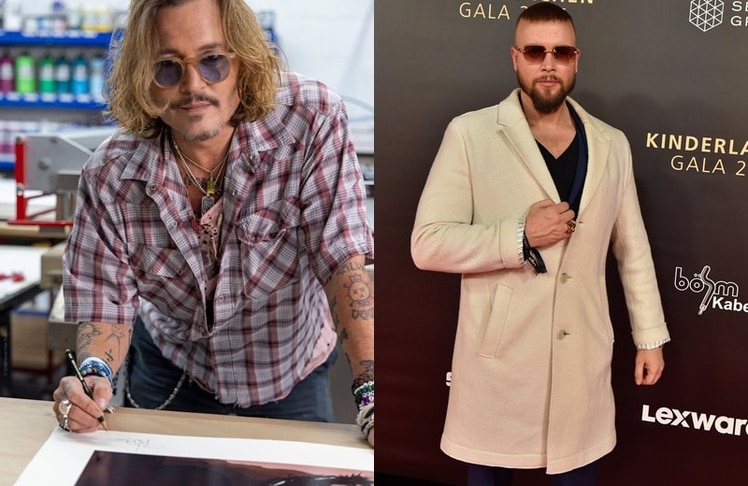 Schauspieler und Sprechgesangsartist auf neuen Pfaden: Am letzten August-Wochenende wollen sowohl Johnny Depp als auch Felix Blume mit eigenen Kunstausstellungen in Nordrhein-Westfalen beeindrucken