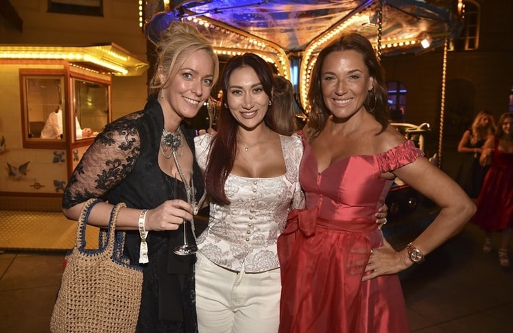 Andrea Lauterbach, Samira Yavuz und Simone Ballack