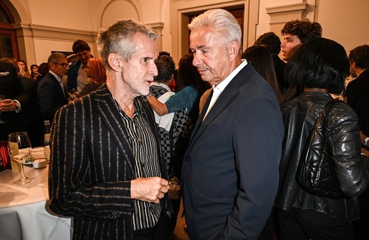 Ulrich Matthes und Klaus Wowereit