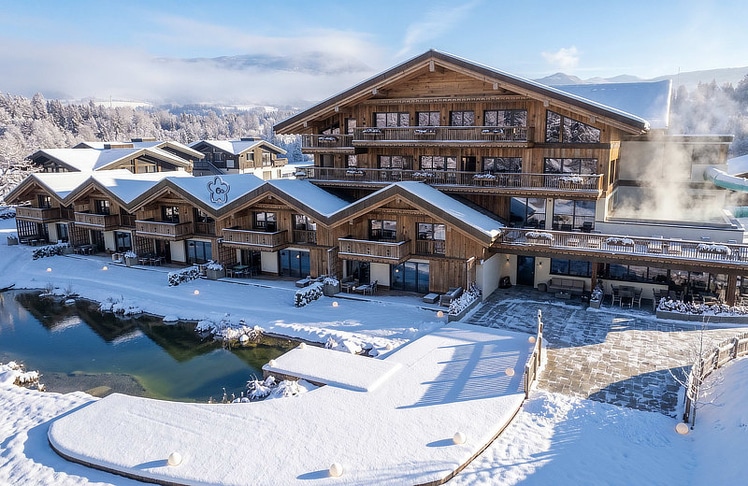 Vom Schiefergut Family Resort in Flachau erreichen Gäste den nächsten Skilift in wenigen Gehminuten.