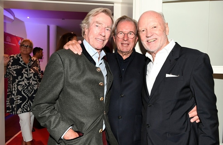 Prinz Leopold von Bayern, Thomas Haffa und Detlev Freiherr von Wangenheim
