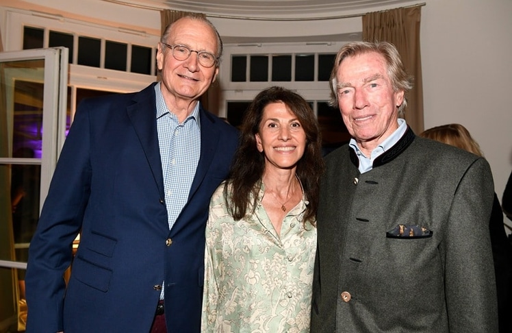 Dr. Stefan Oschmann mit Ehefrau Shahpar Oschmann und Prinz Leopold von Bayern