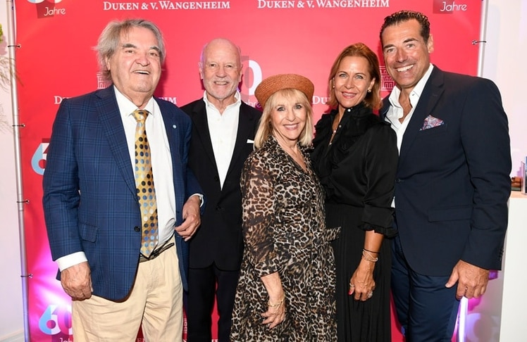 Helmut Markwort, Detlev Freiherr von Wangenheim, Patricia Riekel, Miriam und André Schnitzke