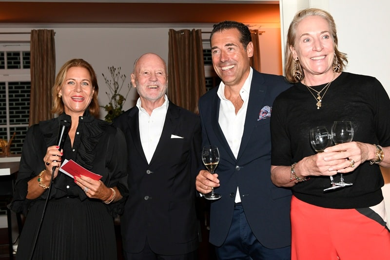 Das Team am Mittwoch in München: Miriam Schnitzke, Detlev Freiherr von Wangenheim, André Schnitzke und Leslie Freifrau von Wangenheim (Bild: Brauer Photos / Sabine Brauer)