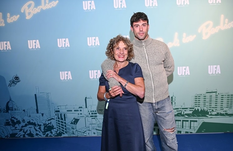 Adriana und Sohn Aaron Altaras